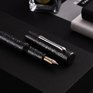 Taccia Granite Stone Fountain Pen - Black CT