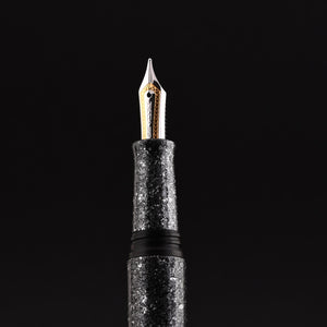 Taccia Granite Stone Fountain Pen - Black CT