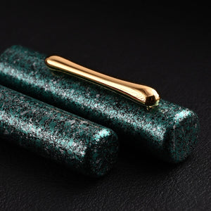 Taccia Granite Stone Fountain Pen - Green GT