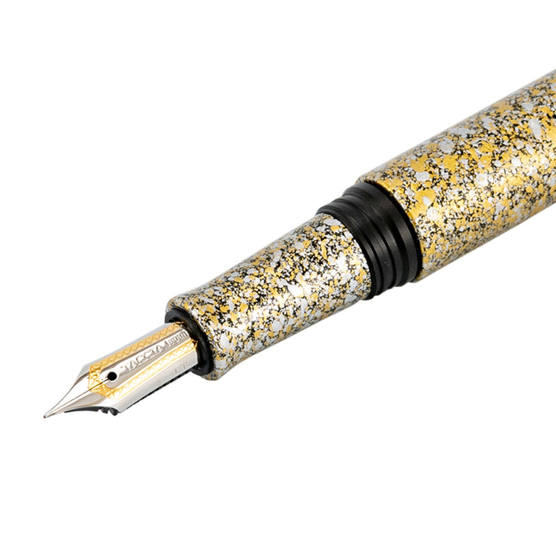 Taccia Granite Stone Fountain Pen - Yellow GT - Ebonite & Sailor Steel ...