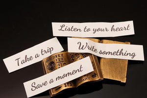 UY Design "Listen to your heart" Brass Pen Stand