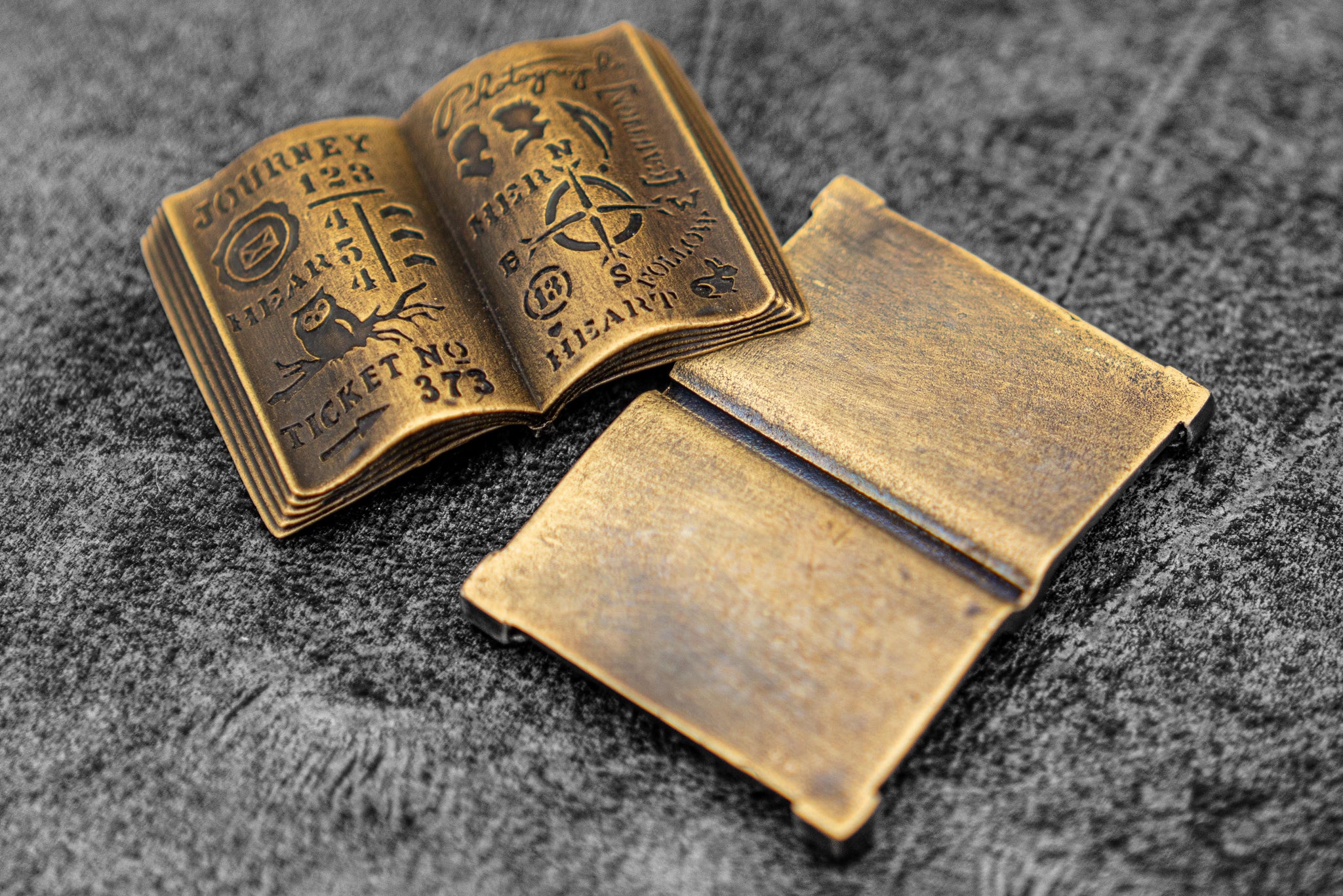 Brass Pen Holder - Notebook Brass Pen Holder - Notebook