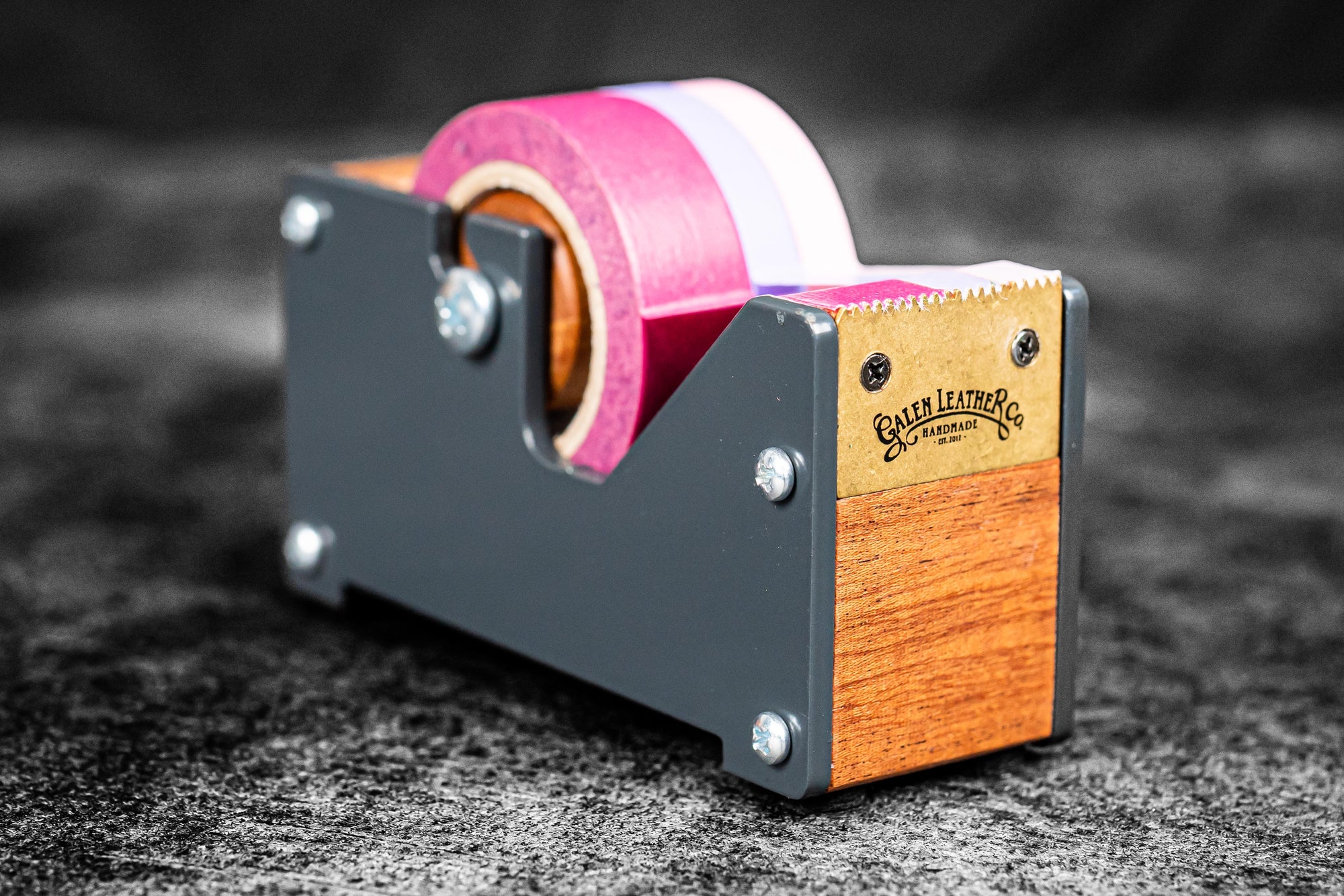 Wooden Multi Washi Tape Dispenser - Mahogany - Small