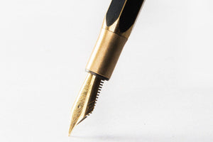 Ystudio Brassing - Brass Portable Fountain Pen-Galen Leather