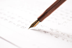 Ystudio Classic - Copper Desk Fountain Pen-Galen Leather