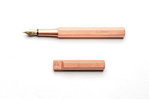 Ystudio Classic - Copper Portable Fountain Pen-Galen Leather