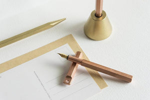 Ystudio Classic - Copper Portable Fountain Pen-Galen Leather