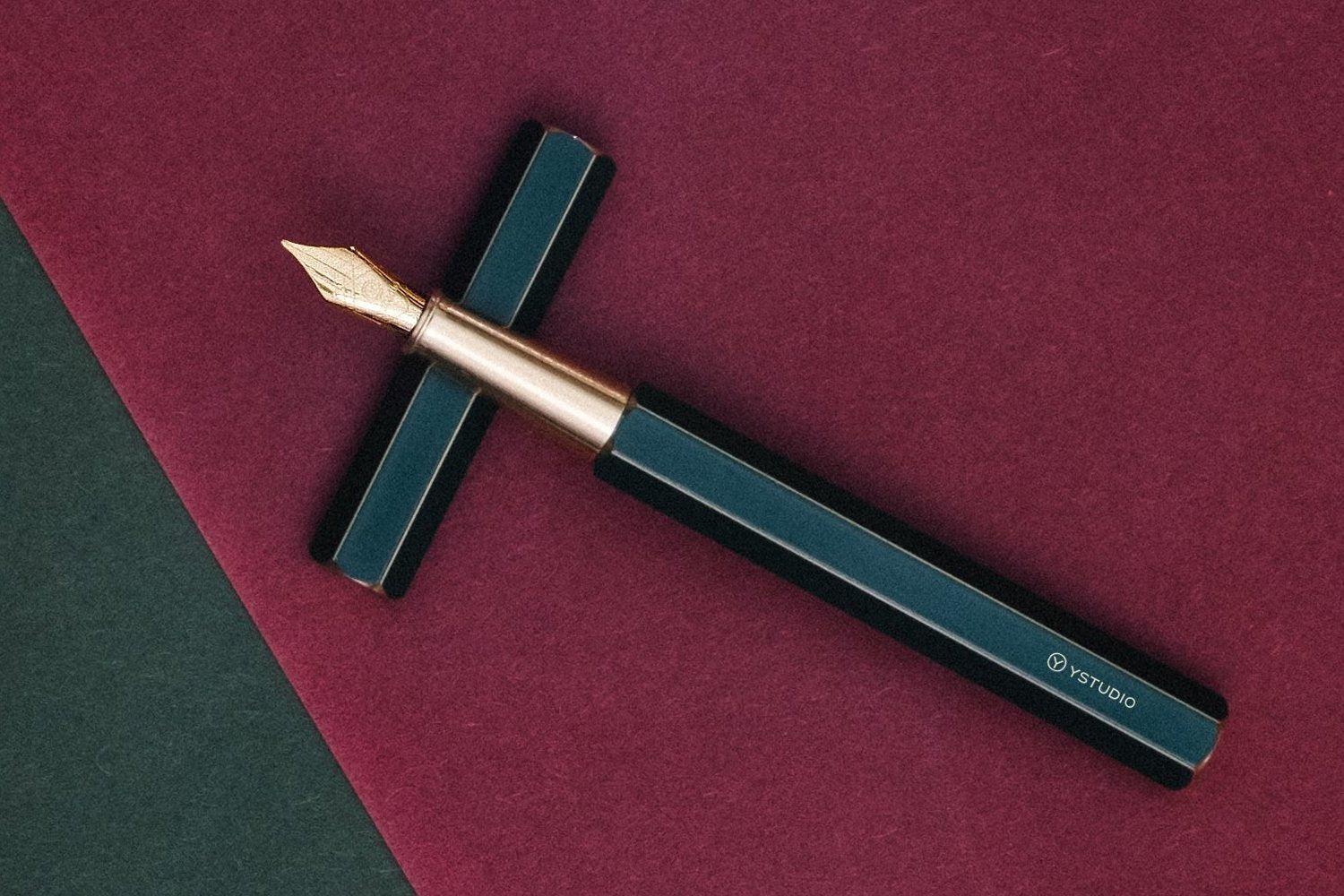 Ystudio Classic Revolve Fountain Pen - Black