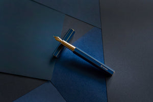 Ystudio Classic Revolve Fountain Pen - Blue