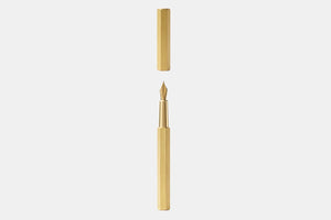 Ystudio Classic Revolve Fountain Pen - Brass