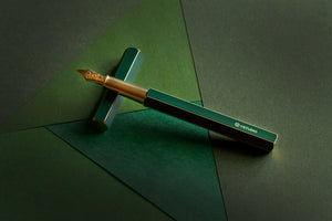Ystudio Classic Revolve Fountain Pen - Green