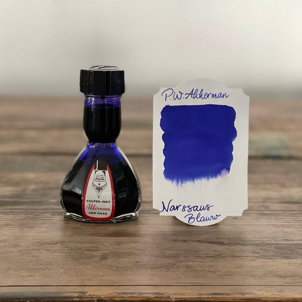 Akkerman 04 Nassaus Blauw Fountain Pen Ink - Galen Leather