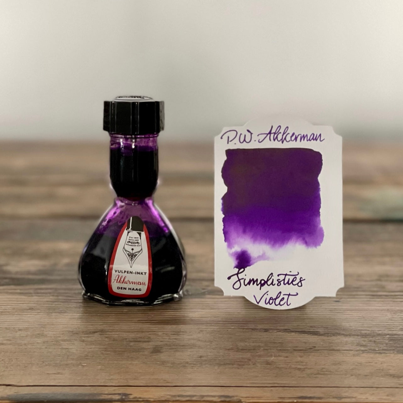 SHRINPMAN’s INK. Akkerman 13 Simplisties Violet Fountain Pen Ink - Galen Leather