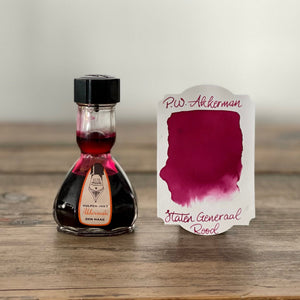 Akkerman 17 Staten-Generaal Rood Ink Bottle