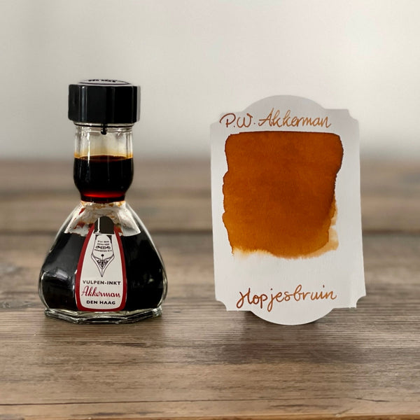 Akkerman 22 Hopjesbruin Fountain Pen Ink - Galen Leather