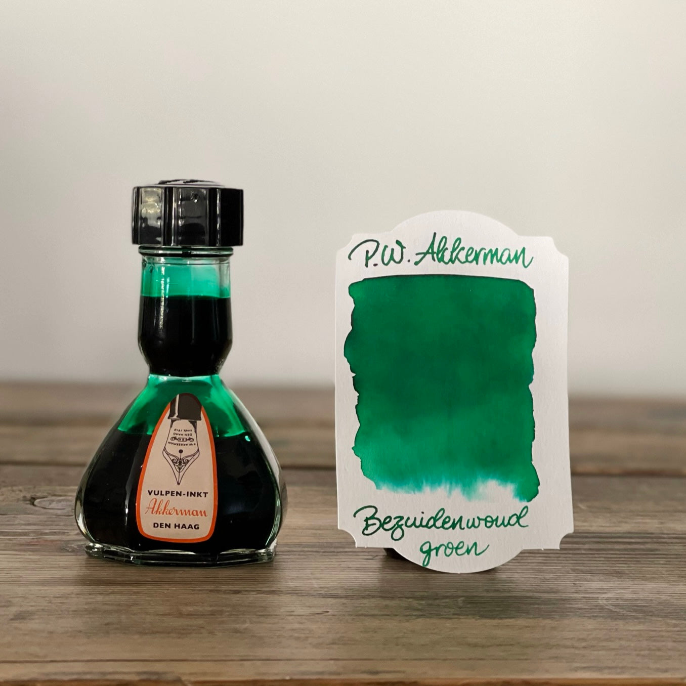 Akkerman 27 Bezuidenwoud Groen Fountain Pen Ink - Galen Leather
