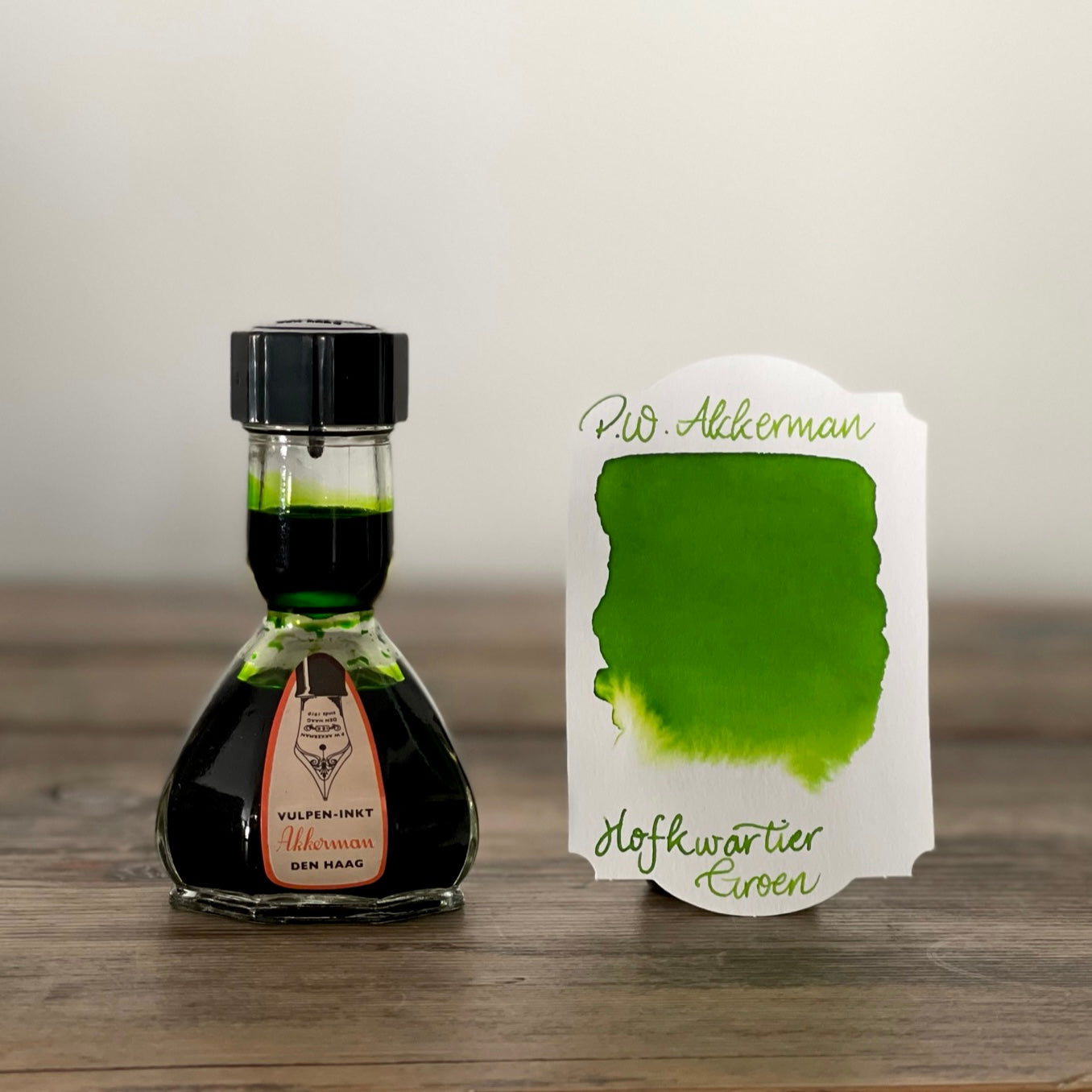 Volcker Green Ink Akkerman 28 Hofkwartier Groen Fountain Pen Ink - Galen Leather