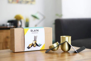 BLANK - Brass Tidy Desk Organizer - Kit-Box Design-Galen Leather