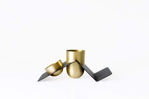 BLANK - Brass Tidy Desk Organizer - Kit-Box Design-Galen Leather