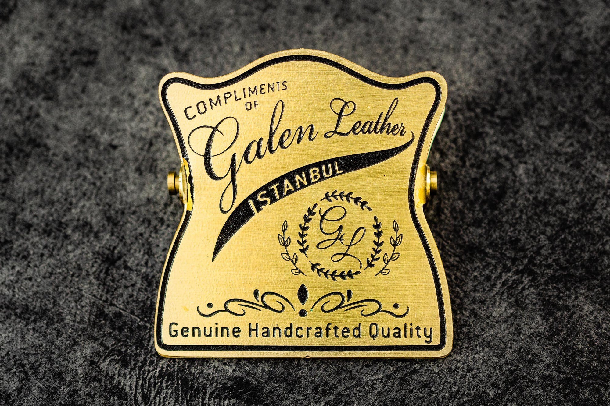 Handmade DoubleSided Brass Binder Clips Galen Leather