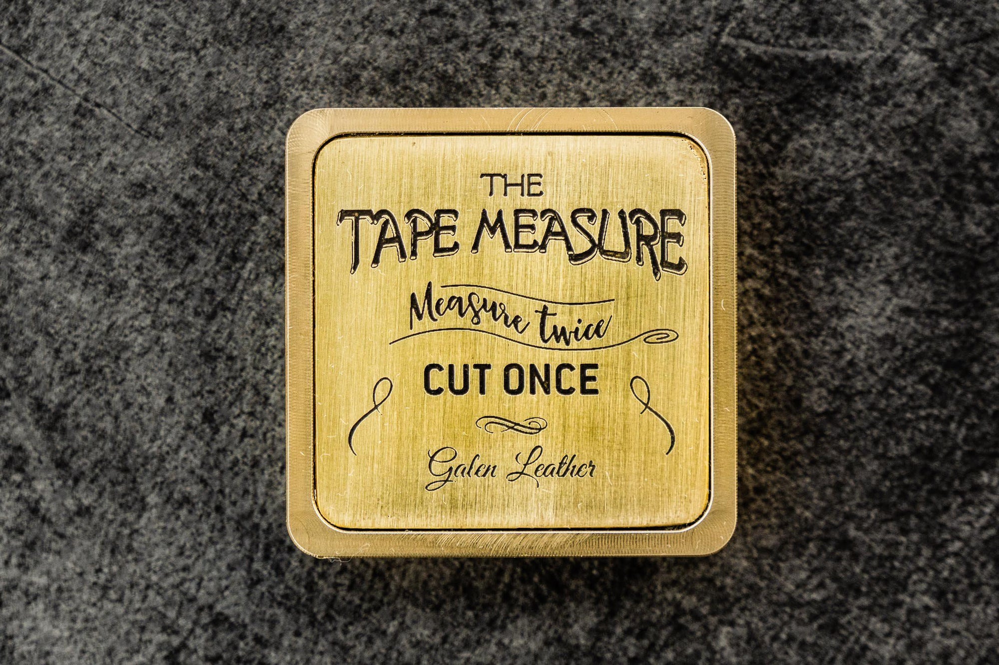 Brass Tape Measure-Galen Leather