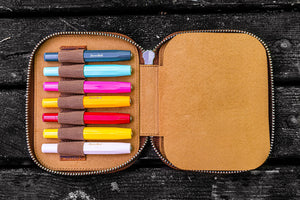 Collector Pen Case for 14 Kaweco Pens-Galen Leather