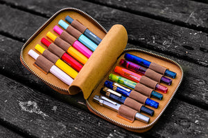 Collector Pen Case for 14 Kaweco Pens-Galen Leather