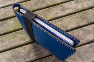 Composition Notebook Cover With iPad Air/Pro Pocket - Blue-Galen Leather