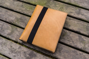 Composition Notebook Cover With iPad Air/Pro Pocket - Natural-Galen Leather