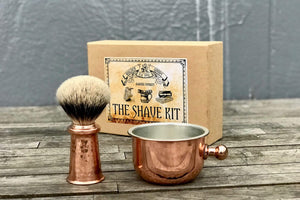 Copper Shaving Brush - Bowl-Galen Leather