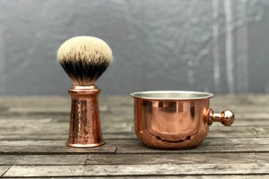 Copper Shaving Brush - Bowl-Galen Leather