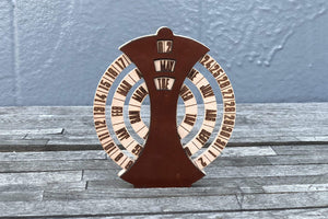 Desktop Perpetual Calendar Leather - Wood-Galen Leather