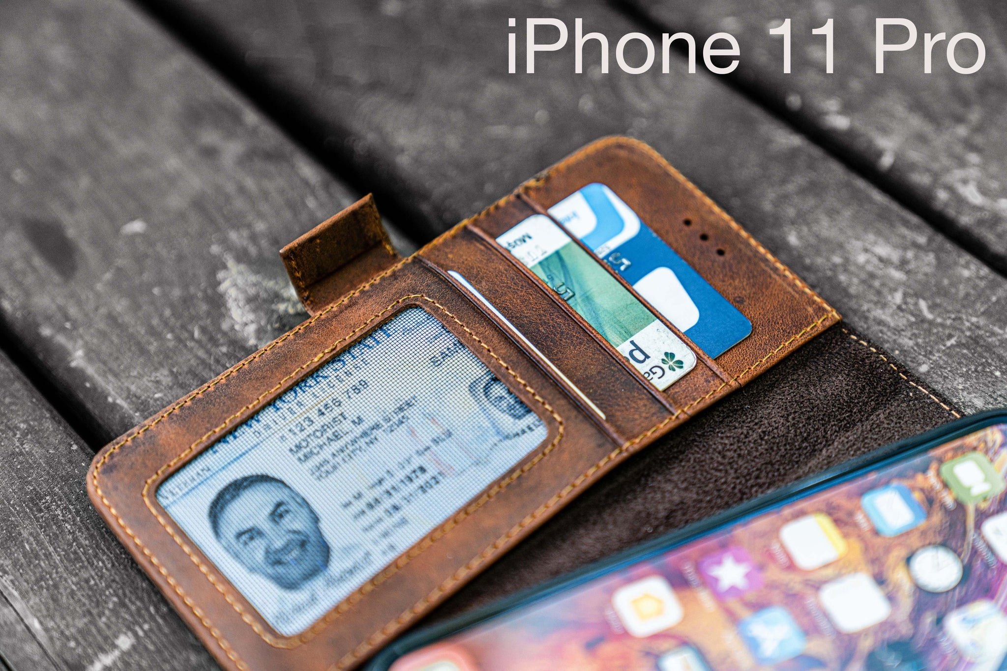 iPhone 11 Pro Leather Case with Detachable Wallet iPhone 11 Pro Leather Case with Detachable Wallet