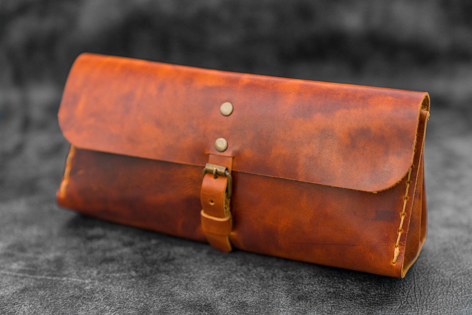 Distressed sales leather satchel