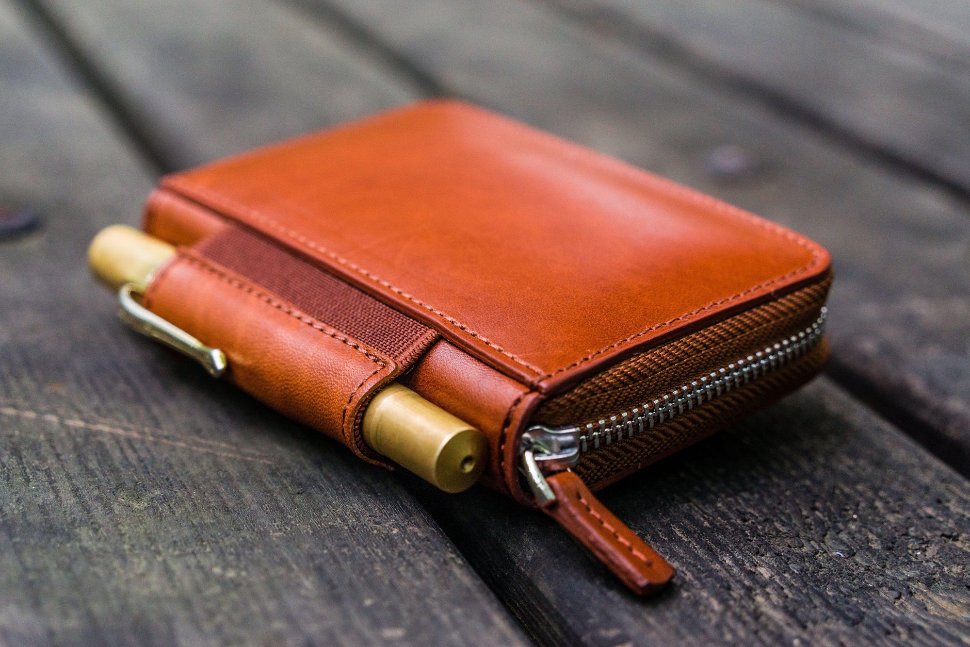 EDC Wallet - Brown-Galen Leather