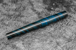 Galen X Studyo Agackakan - Fountain Pen V1 - Ebonite Blue