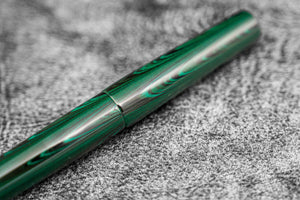 Galen X Studyo Agackakan - Fountain Pen V1 - Ebonite Deep Green