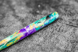 Galen X Studyo Agackakan - Fountain Pen V1 - Mardi Gras Confetti