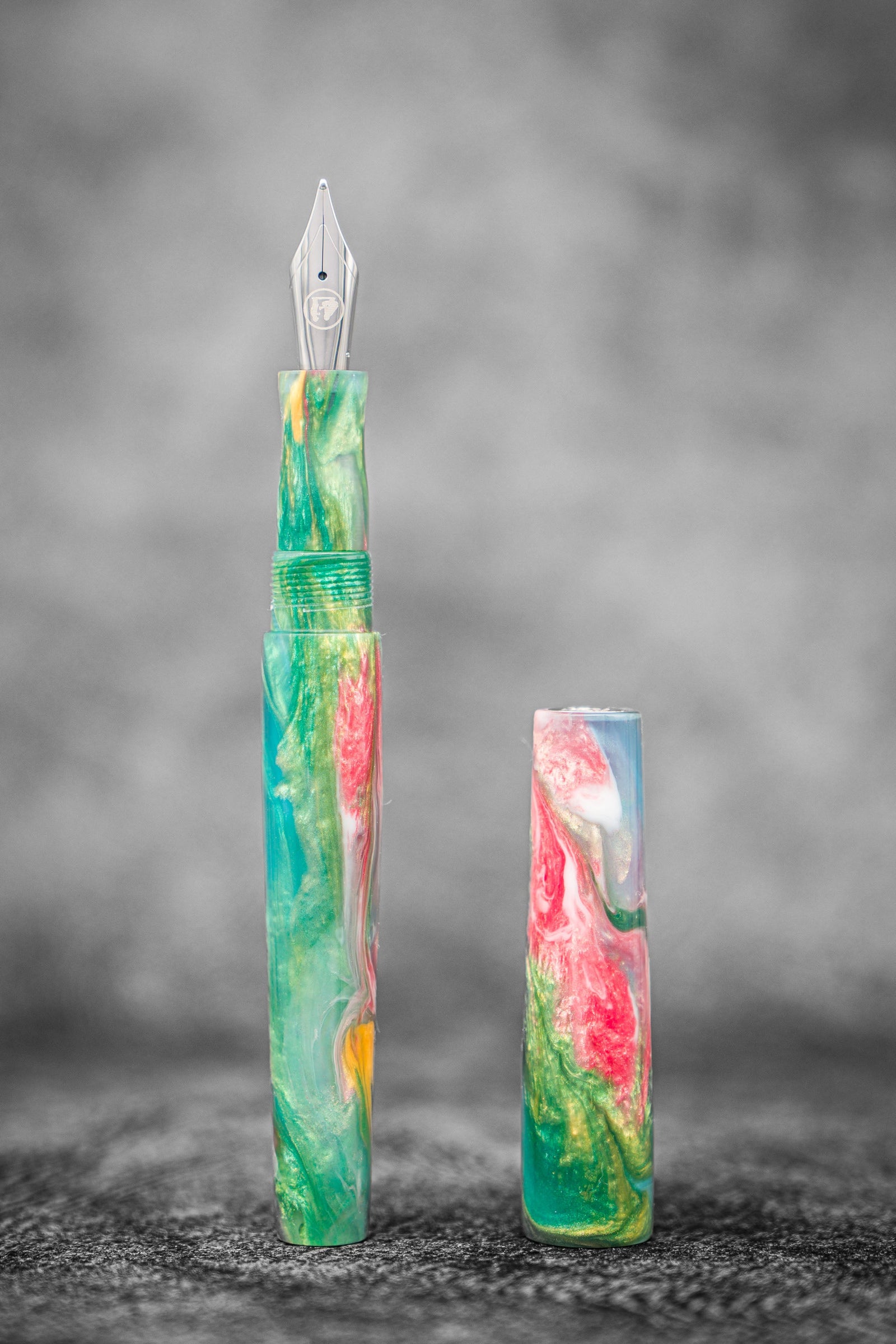 Galen X Studyo Agackakan - Fountain Pen V1 - Water Lily Light