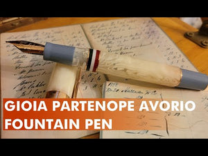 Gioia Partenope Avorio Fountain Pen Rose Gold Trim