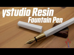 Ystudio Resin Fountain Pen - Red