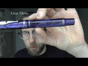 Gioia Alleria Mare Fountain Pen Rhodium Trim