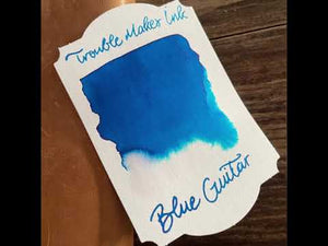 Troublemaker Blue Guitar Ink