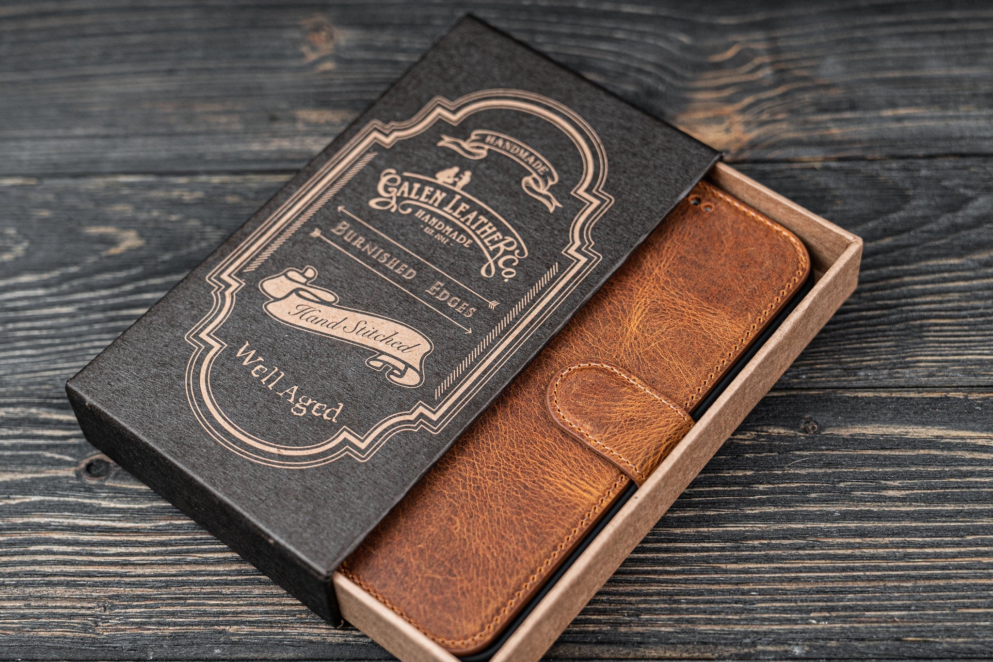 Hand-Crafted Leather Phone Pouch - Hand-Crafted Leather Phone Pouch