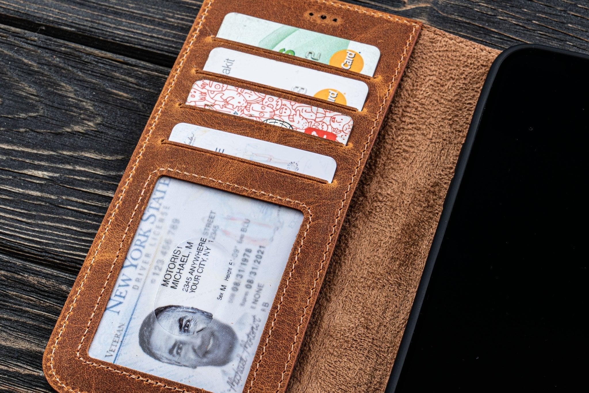 iPhone Leather Wallet Cases with Card Holders (All Models) - Galen