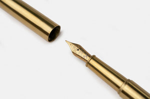 TOOLS to LIVEBY Brass Fountain Pen (F Nib)