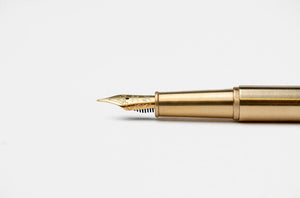 TOOLS to LIVEBY Brass Fountain Pen (F Nib)