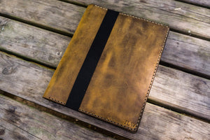 iPad Air/Pro & Extra Large Moleskine Cover - Crazy Horse Brown-Galen Leather