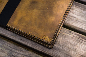 iPad Air/Pro & Extra Large Moleskine Cover - Crazy Horse Brown-Galen Leather