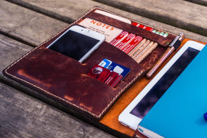 iPad Air/Pro & Extra Large Moleskine Cover - Crazy Horse Orange-Galen Leather